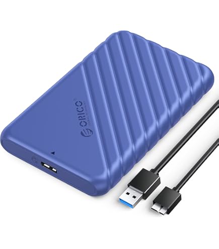 Boîtier Externe USB 3.0 Pour Disque Dur 2.5" SATA - Transfert Rapide 5 Gbit/s, Compatible SSD/HDD Jusqu'à 6 To, Rose