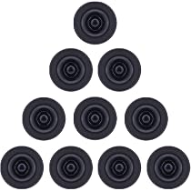 4x 1.98 Inch Grey Rubber Trailer Wheel Bearing Caps – Dust Covers For Boat Trailer – C160 Style