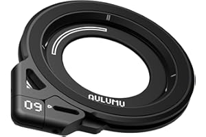 Aulumu G09 Magnetic Ring Grip | Omnidirectional Rotation | MagSafe Compatible | Aluminium Alloy Construction | Stable Dual-Si