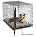 Plush Dog Bed | Ombré Swirl Dog Bed & Cat Bed | Gray 40L x 27W x 2.5H Inches for Large Dog Breedsthumb 1
