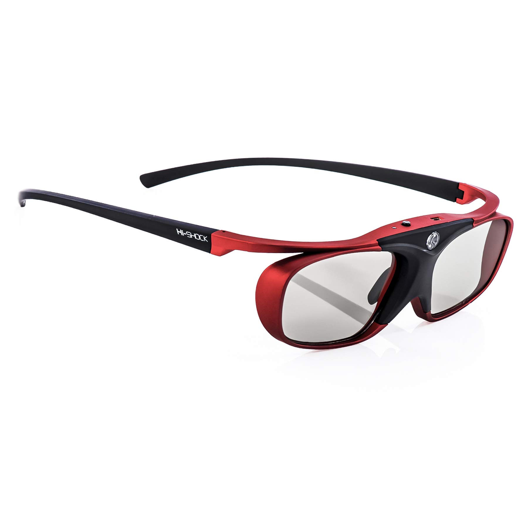 Hi-SHOCK BT Pro Scarlet Heaven | active 3D glasses for 3D TV by Sony, Samsung, Panasonic| compatible with SSG-3570CR / TDG-BT500A / AN3DG35 / TY-ER3D5ME [120 Hz | | rechargeable | Bluetooth]