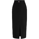 PRETTYGARDEN Corduroy Skirt Women Fall Fashion 2026 High Waisted Pencil Midi Skirts Business Casual Work Office Winter Outfit