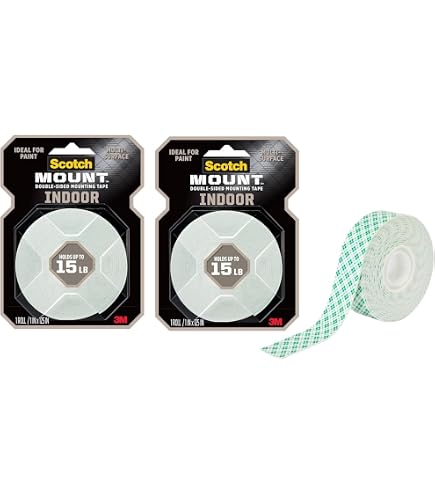 3M Double Coated Paper Tape 410M, 3/4