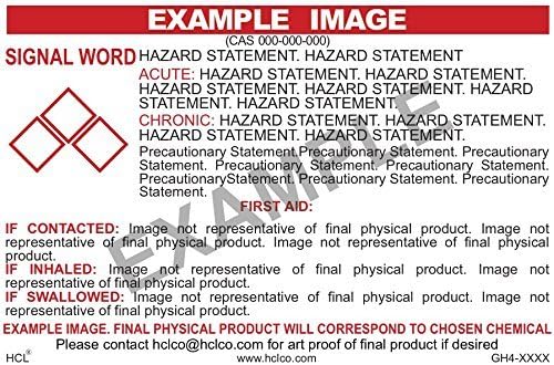 Potassium Hydrogen Phthalate GHS Label - 3" x 5" (Pack of 25)