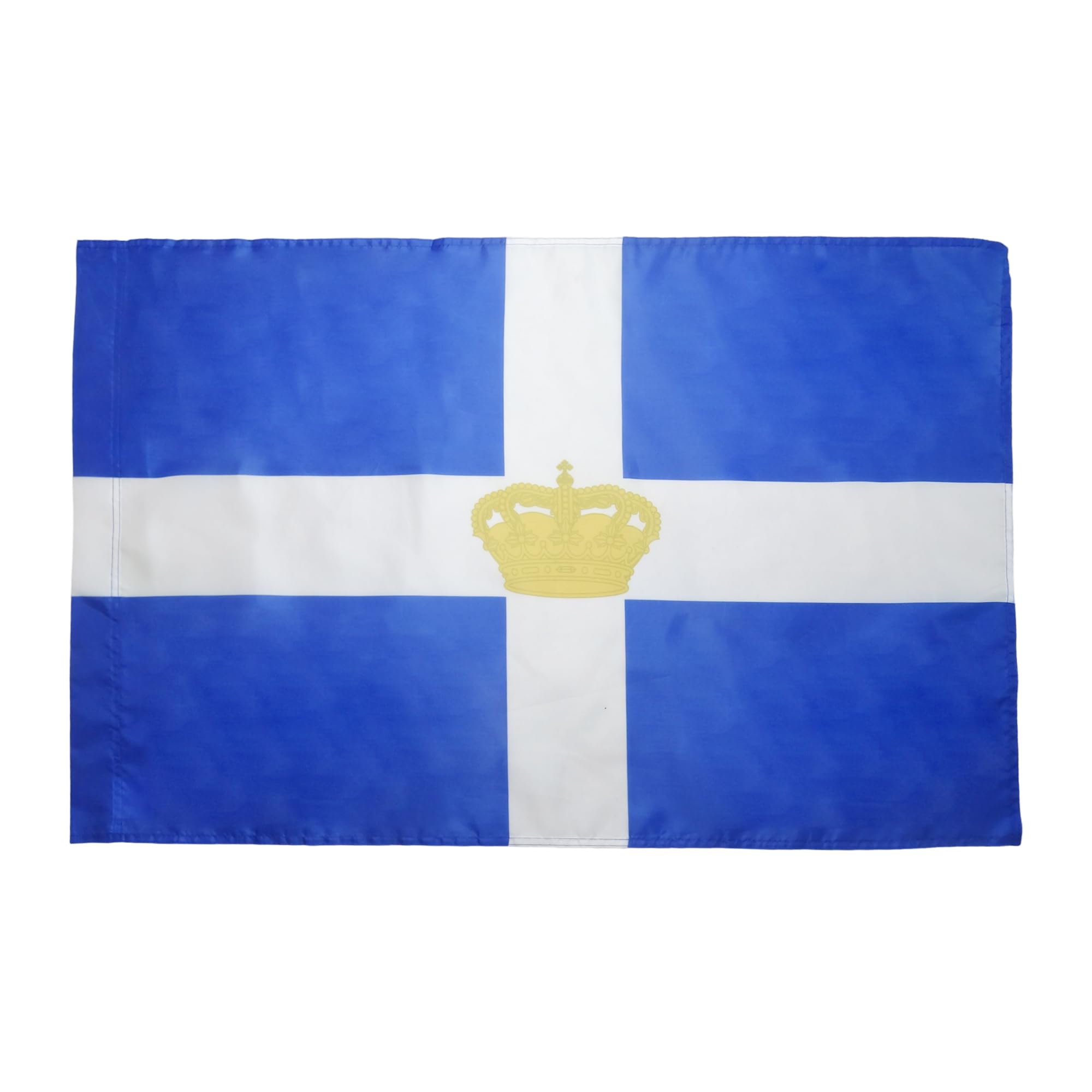 AZ FLAG - Kingdom of Greece 1863-1973 Flag - 2x3 Ft - greek Banner with Sleeve - 100% Polyester - Fade Resistant - Vivid Colors - 2' x 3' Feet - 90x60 Cm