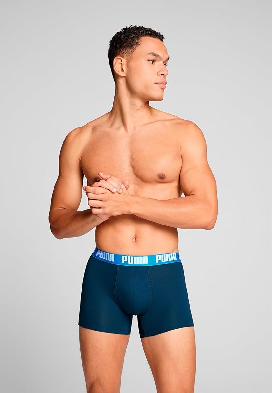 Boxer Boxershorts Men Herren Everyday Unterhose Unterwäsche 10er Pack, Farbe:Speed Blue, Bekleidungsgröße:S