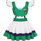 Eledobby Girls Princess Dress Up Toddler Halloween Cosplay Outfits Christmas Birthday Gift Party Clothes