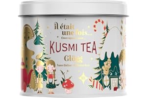 Kusmi Tea - Glögg Christmas Tea - Blend of Organic Hibiscus Tea, Fruits and Spices - Box of 4,23 oz Loose Leaf Tea - Limited Christmas Edition - Once upon a time