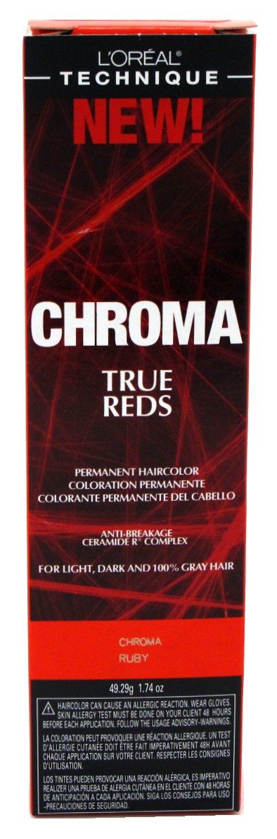 Loreal Chroma True Reds Hair Color - Ruby 1.74oz (2 Pack)
