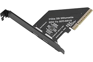 PCIe to Oculink SFF 8612, PCIe 4.0 X8 to Oculink Adapter Card, 32Gbps X2Port, Secure Connection External Graphics Card for NV