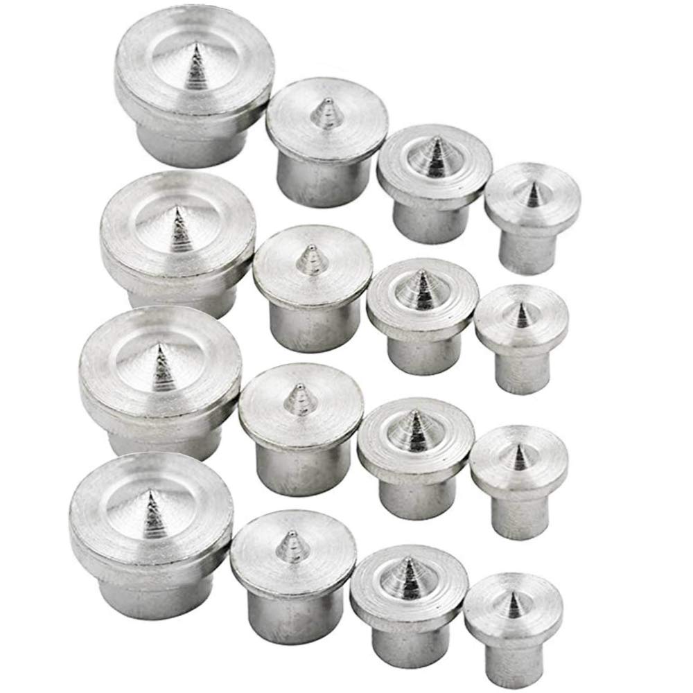 Center Point Dowel Pin Set - 6mm, 8mm, 10mm, 12mm - 16 Piece Woodworking Alignment Tool