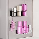 Veitail Magnetic Stanley Cup Holder for Fridge,Water Bottle Organizer,Tumbler Organizer,Stanley Cup Accessories(Black, 6 Bottles)