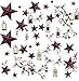 Country Stars 40 Big Removable Wall Decals Rustic Berries Room Decor Stickers