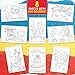 8 Sheets Color Sand Art Painting Kit | Peel, Sprinkle & Stick Coloring Designs | Perfect Sand Craft Set for Kids