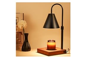 YVYV Candle Warmer Lamp - Perfect Valentine's Day Gift for Candle Lovers - Best Candle Lamp Gifts with 2 Bulbs, Timer, Dimmable for Home Decor