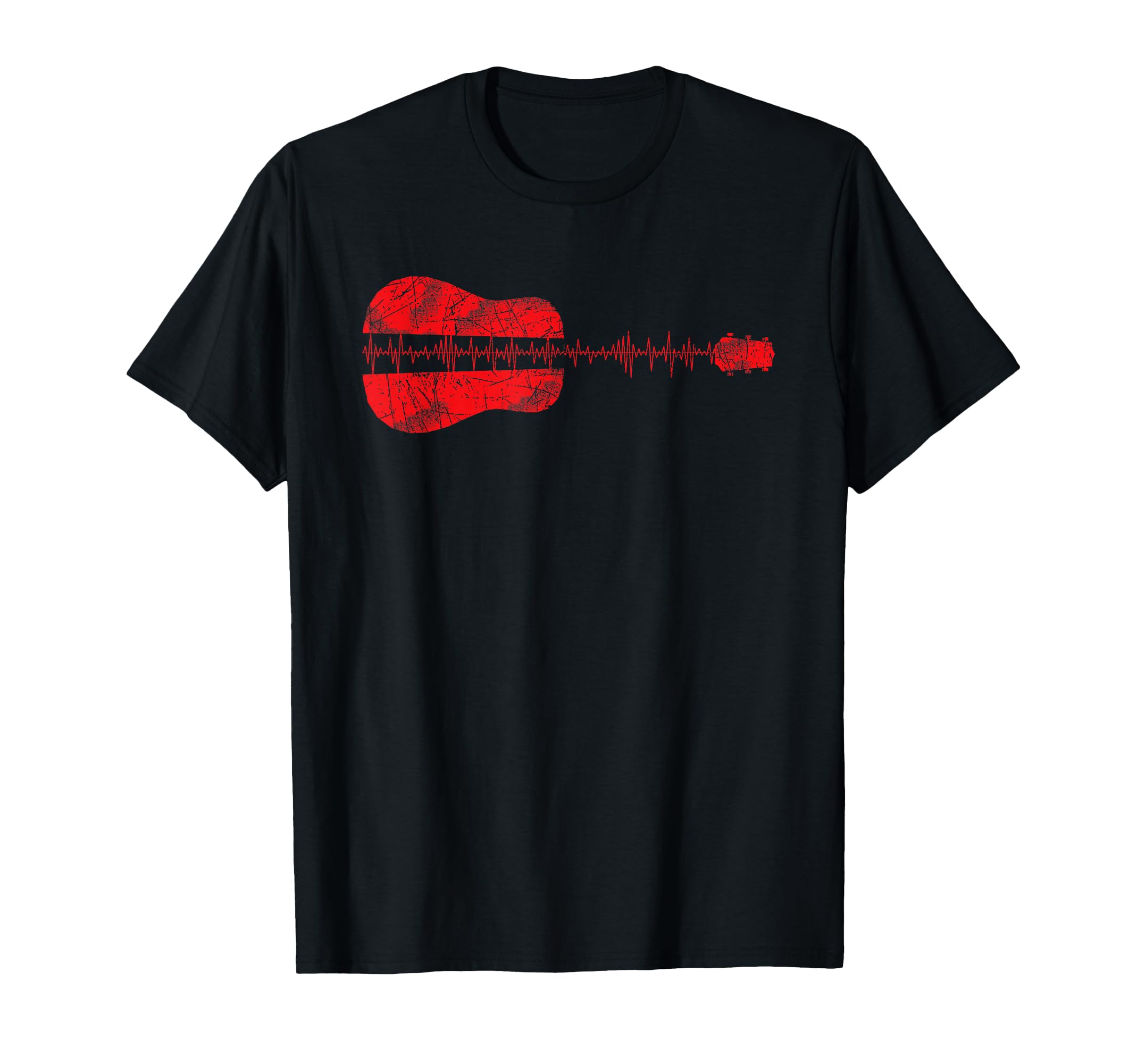 Acoustic Guitar Graphic Art Design - Guitarist Musician Gift T-Shirt
