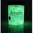 StarMaker Glow in The Dark Extreme FX Neutral Invisible Large Crystal UV Reactive Paint (Green)