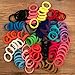 XIMA 60pcs Nylon Elastic Hair Ties Hair Ties Bands Rope No Crease Elastic Fabric Large Stretch Ouchless Ponytail Holders (60pcs-White(HT007-18))