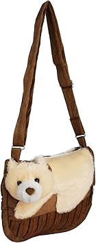 Sleeping Cat Sling Bag for Kids/Girls/Girls/Boys (Brown) by Lovely Toys