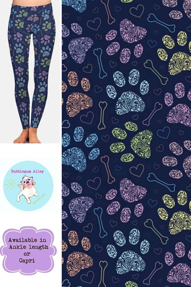 pastel yoga pants