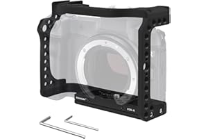 FUGASUN EOS R Camera Cage, EOS R Cage for Canon EOS R Camera Case Camera Rig Cold Shoe