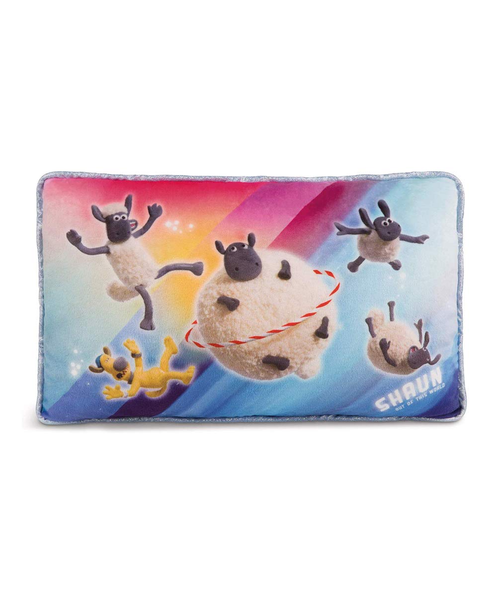 NICI 44342 Cushion UFO Alarm Rectangular 43 x 25 cm Multi-Coloured