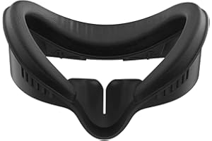 Gamorek Facial Interface Face Pad Cover Compatible with Meta Quest 3S with PU Leather Face Pad, Soft face Interface Better Adapt to Different Facial Contour (Not fit Quest 3)﻿