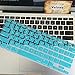 Valawy Silicone Ultrathin Keyboard Cover for MacBook Pro 13-Inch/15-Inch/17-Inch (with or without Retina Display), iMac and MacBook Air 13-Inch, Romantic Blue
