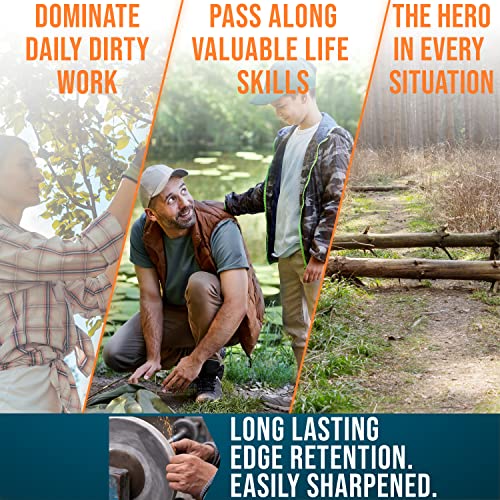 CAMPNDOOR Pocket Chainsaw 36 Inch 65Mn Heavy Duty Steel Pocket Saw 48 Teeth Hand Chainsaw