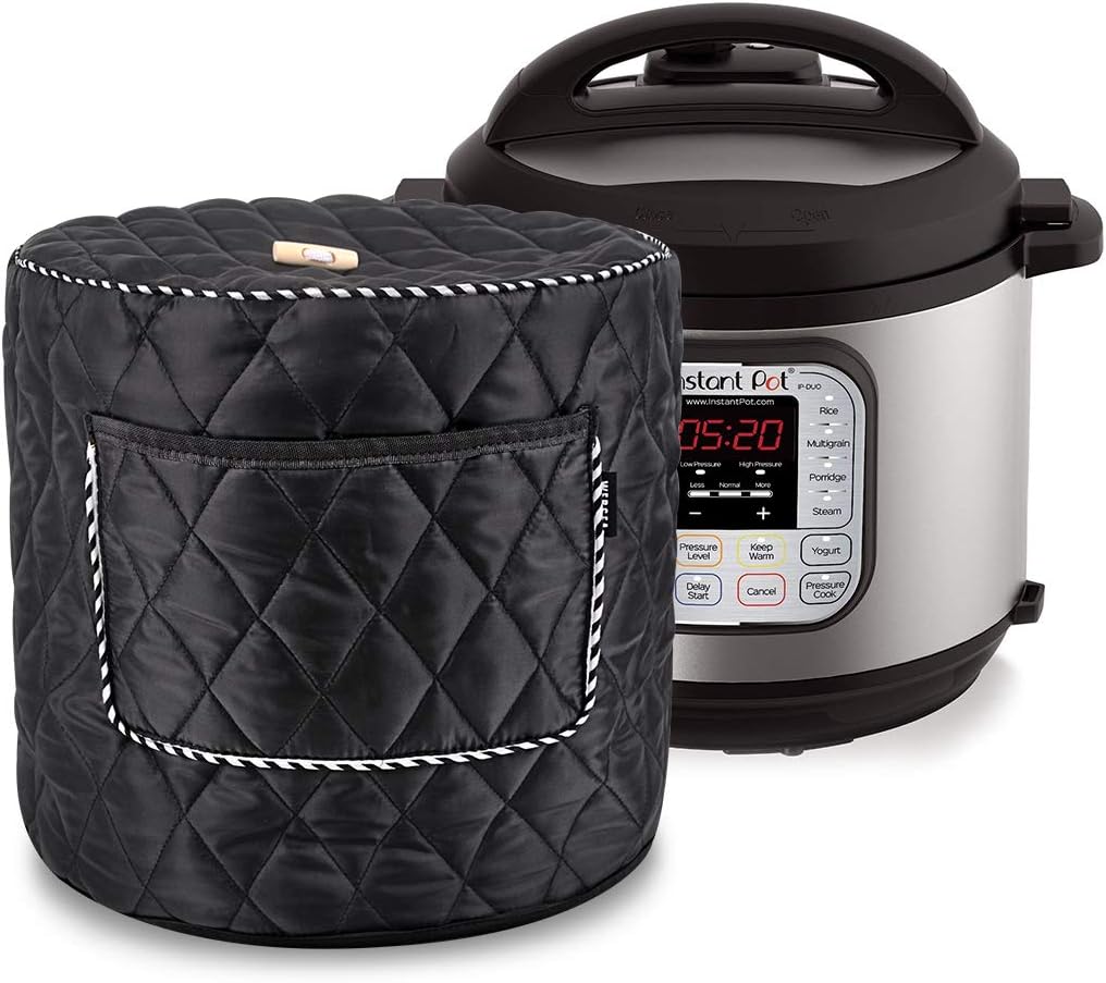 Appliance Cover for 8 Quart Pressure Cooker with Front Pocket for Accessories