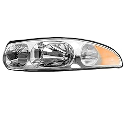 TRQ 2 Piece Headlight Assembly Set Driver