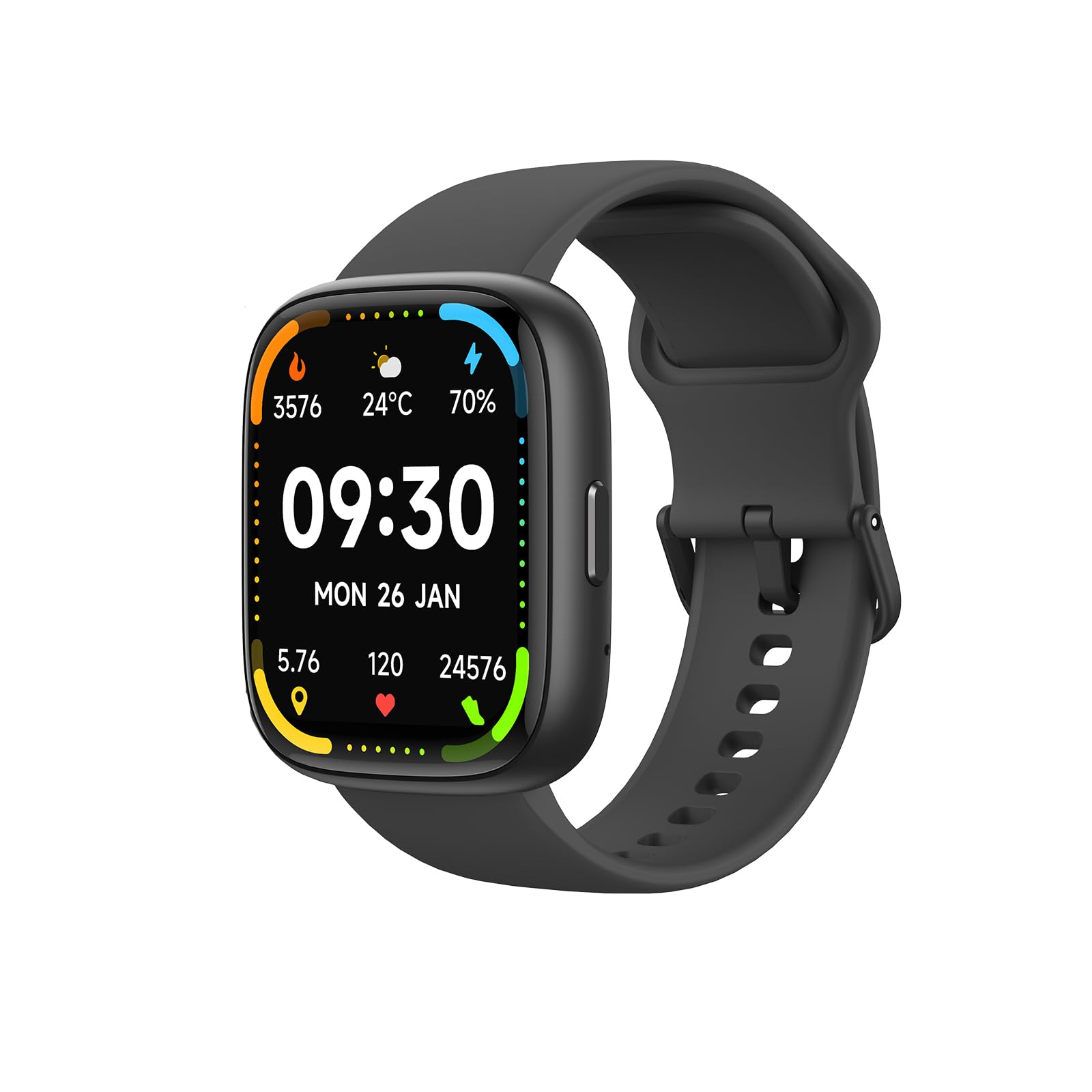 Bettdow SmartWatch being splashed with water, demonstrating its IP68 waterproof rating.