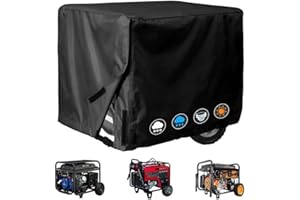 Generator Cover for Yamaha EF3000iS 3000W / 2800W, Watertight 420D Heavy Duty Outdoor All Weather Portable Generator Cover wi