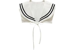 HoosaiyWoo Sailor Collars Scarf for Women Top Fake Collar Necklaces Shawl wraps Match Sweater Shirt Dress