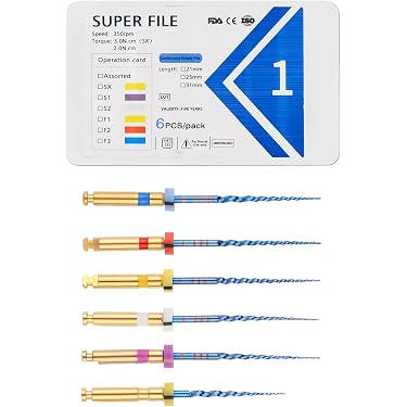 Ss Hand Files NiTi Files 25mm 30Pcs Stainless Steel Endodontic Rotary Files - 25mm ...