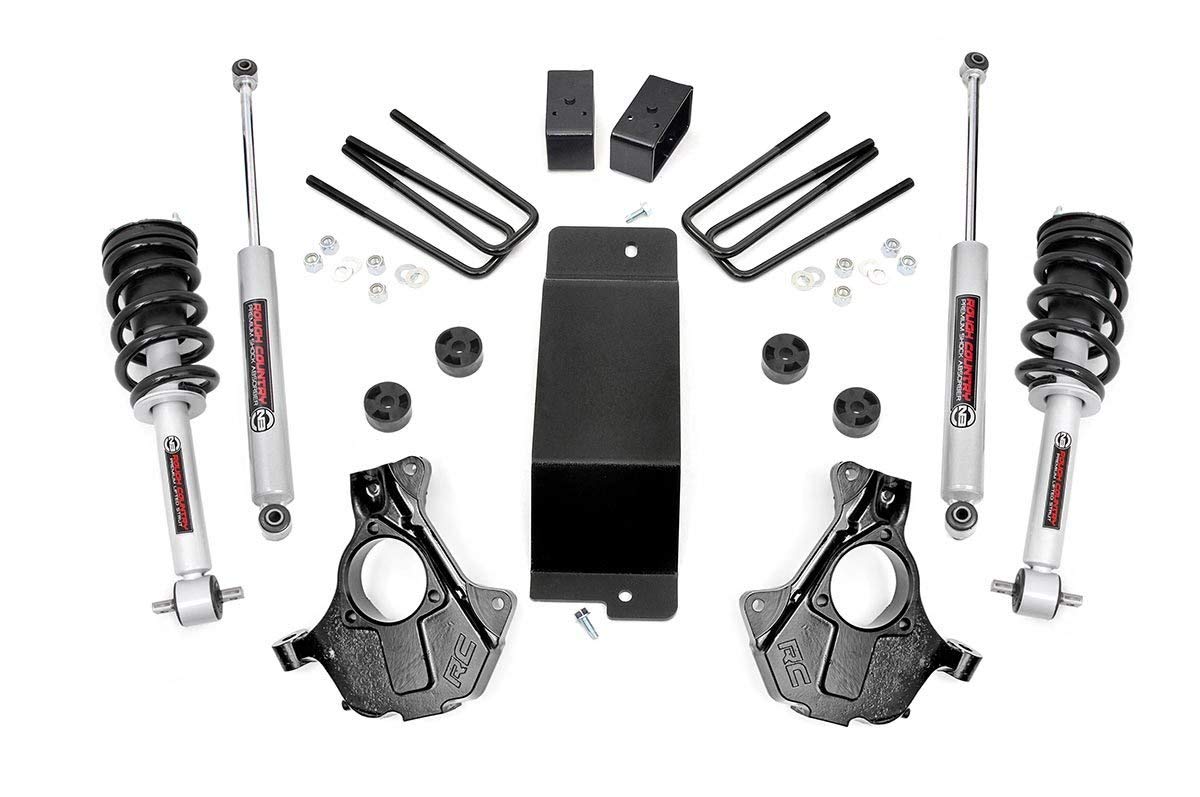 Photo 1 of ***PARTIAL SET - PRICE ADJUSTED*** Rough Country 3.5" Suspension Lift Kit with N3 Struts/N3 Shocks for Chevy Silverado & GMC Sierra 1500 (2014-2018 w/Stock Cast Alu or Stamped Steel Control Arms)