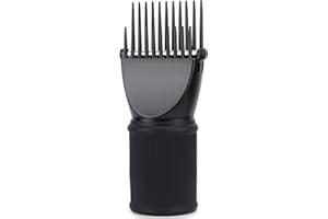 Comb Attachment for Hair Dryer, Segbeauty Black Blow Dryer Pik Concentrator Nozzle 4-5cm Brush Attachments Hairdressing Styli
