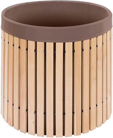 Ing G Beckmann Fl42 Kg Regenfass Natur 82 X 82 X 88 Cm 420 L Amazon De Garten