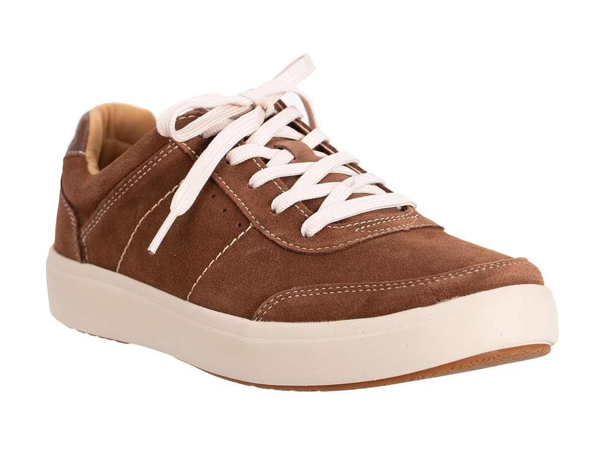 REVITALIGN Men’s Durham Sneaker, Brown, 11