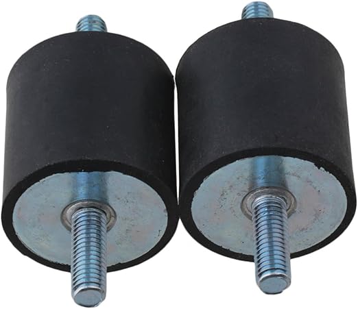 Sourcing Map Gummi Stoßdämpfer - 2 Stück, M5 Bolzen, 15x15mm Für Motoren & Pumpen