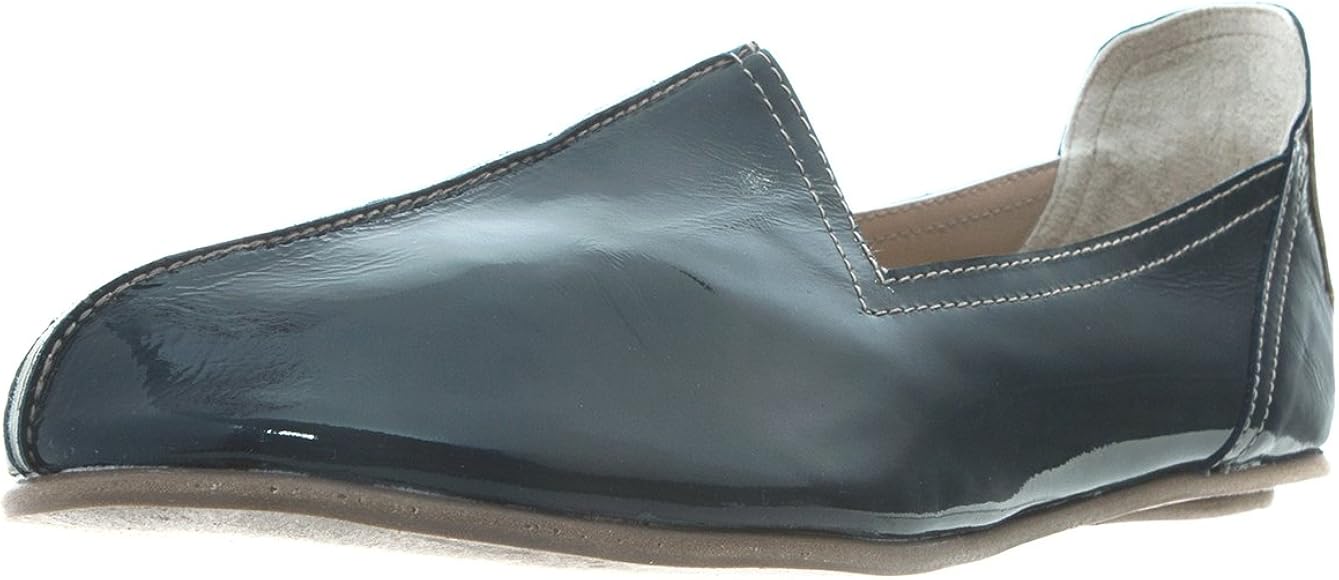 navy blue patent leather loafers