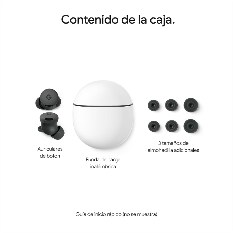 Pixel Buds 2a - Auriculares de botón inalámbricos con Cancelación de Ruido Activa - Ligeros y cómodos - Resistentes al Agua - Compatibles con Bluetooth - Verde Musgo