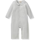 Burt's Bees Baby Boy Infant Jumpsuits - 100% Organic Cotton Breathable Jumpsuit Coveralls for Boys Preemie to 24 Months