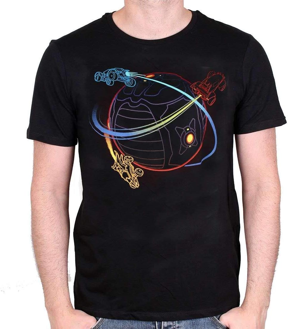 Rocket League Men's T-Shirt Orbit to The Game Cotton Black