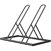 Tuenort 2 Bike Rack, Parking Bike Stand, Outdoor For Mountain Floor Bike Rack, Heavy Duty For Bicycle Garage, Space-Saving Bicycle Holder For Home, Yard, Office, Black