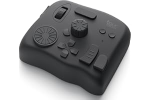 TOUR BOX TourBox Elite - Bluetooth Video Editing Controller Color Grading Speed Editor, Intuitive Control, Professional Digital Creator Console for Davinci, Premiere, Final Cut Pro and More, Mac/PC (Black)