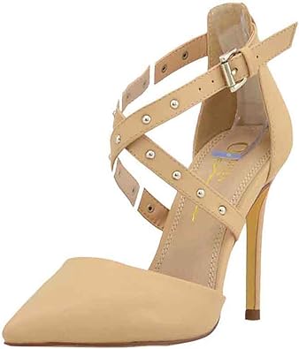 embellished strap heels