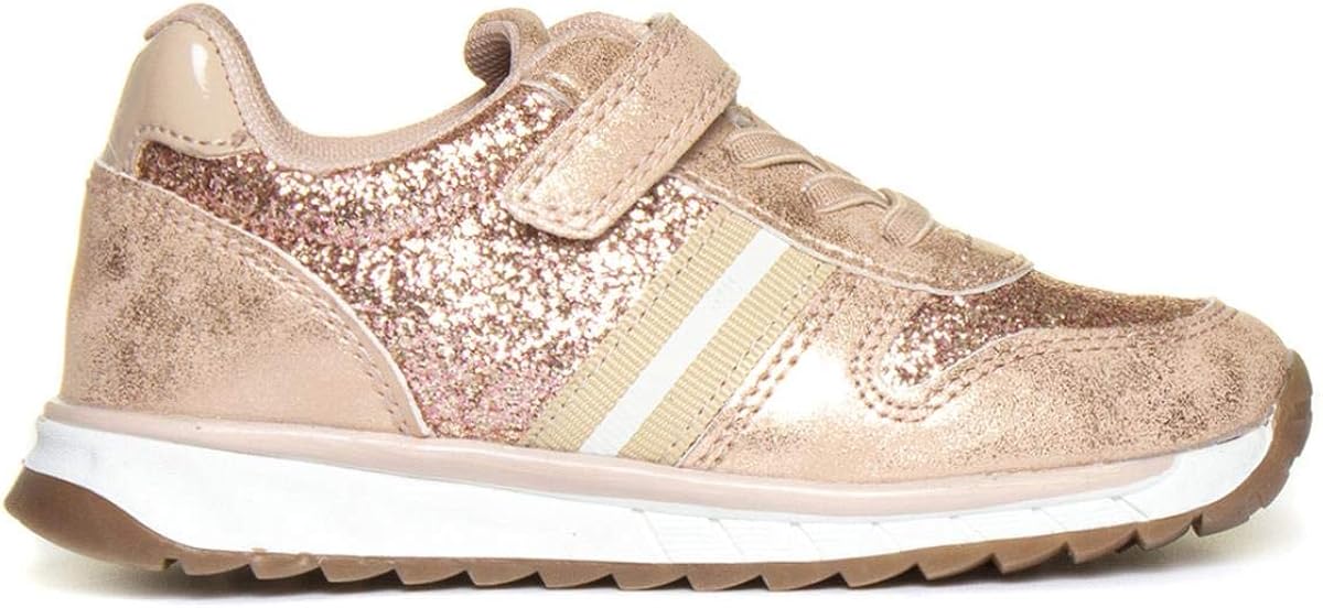 rose gold glitter trainers
