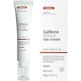 DEleventh Korean Brand Caffeine Repair Eye Cream 20g / Anti-wrinkle, Reduces Puffiness and Dark Circles, Hydrates, Firms Delicate Skin and Smoothes Fine Lines for a Refreshed Look
