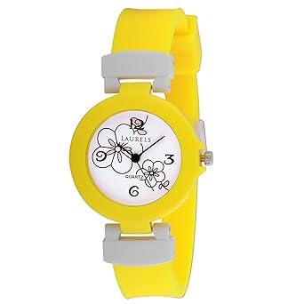 Laurels Kids 3 Analog Yellow Dial Kids Watch - Lo-Kd-3012